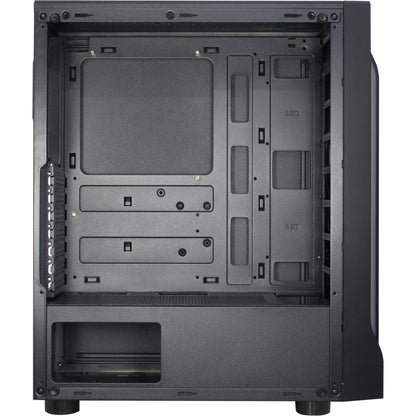 Inter-Tech A-3411 Creek RGB | Midi Tower | Zwart - Matmuis
