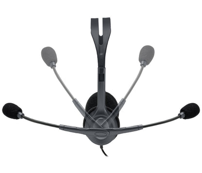 Logitech H111 | On-Ear Bedrade 3,5mm Koptelefoon met Microfoon | Grijs - Matmuis - Matmuis