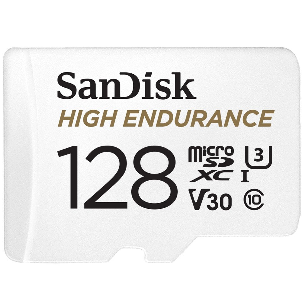 SanDisk High Endurance | MicroSDXC | 128GB | Class 10 | UHS-I U3 - Matmuis