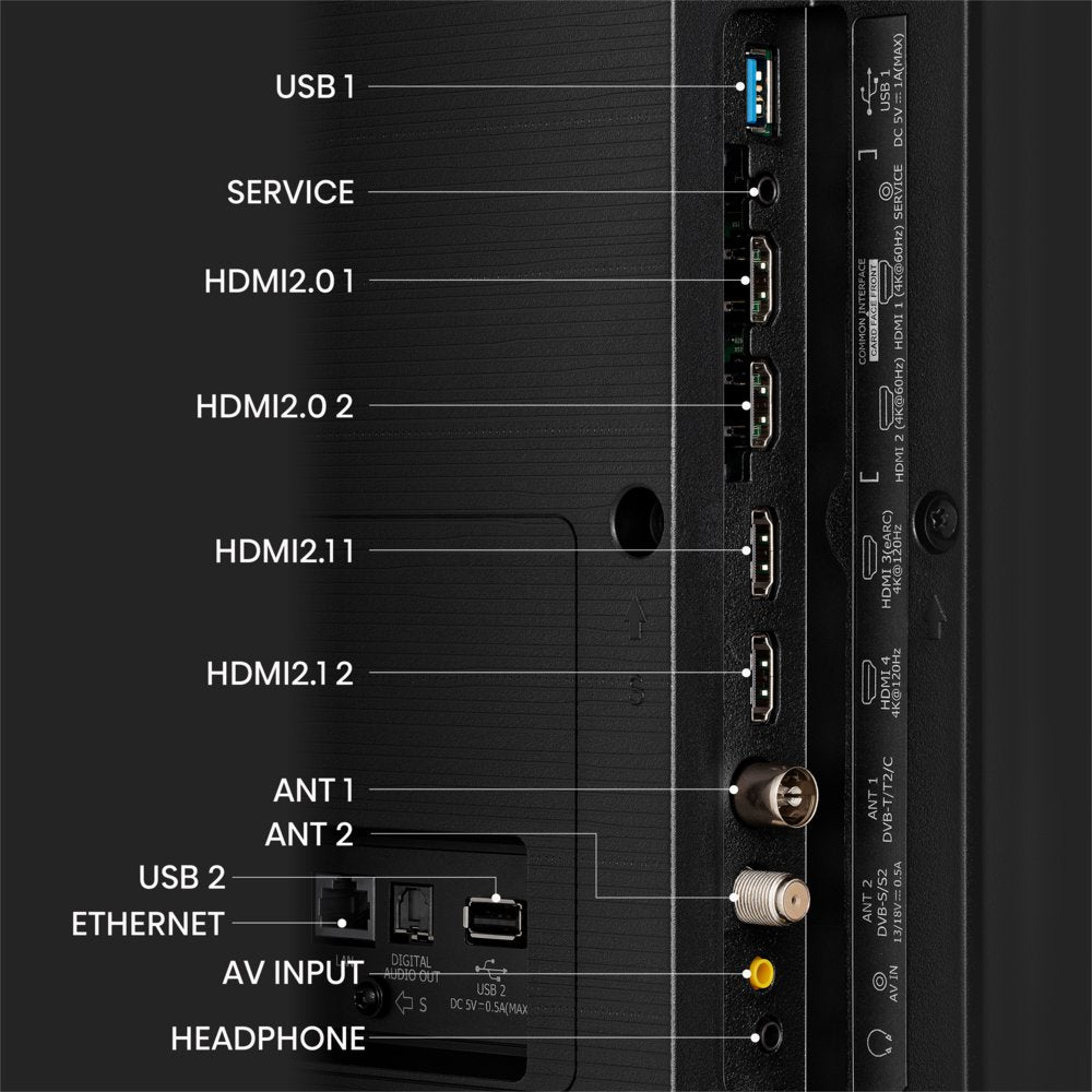 Hisense 55U79KQ | 55'' Ultra HD 4K | Mini LED Smart TV | Wifi | VIDAA | Dolby Vision | 120Hz - Matmuis - Matmuis
