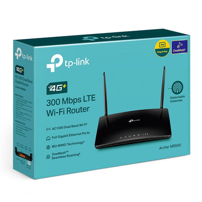 TP-Link Archer MR500 | 4G LTE Router | WiFi 5 | Gigabit Ethernet | Dual-band (2,4 GHz / 5 GHz) | tot 867 Mbit/s - Matmuis - Matmuis