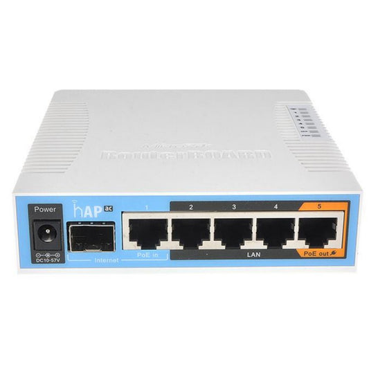 MikroTik hAP ac3 LTE6 Kit | WiFi 5 + 4G | 500 Mbit/s | Voedingsadapter inbegrepen - Matmuis