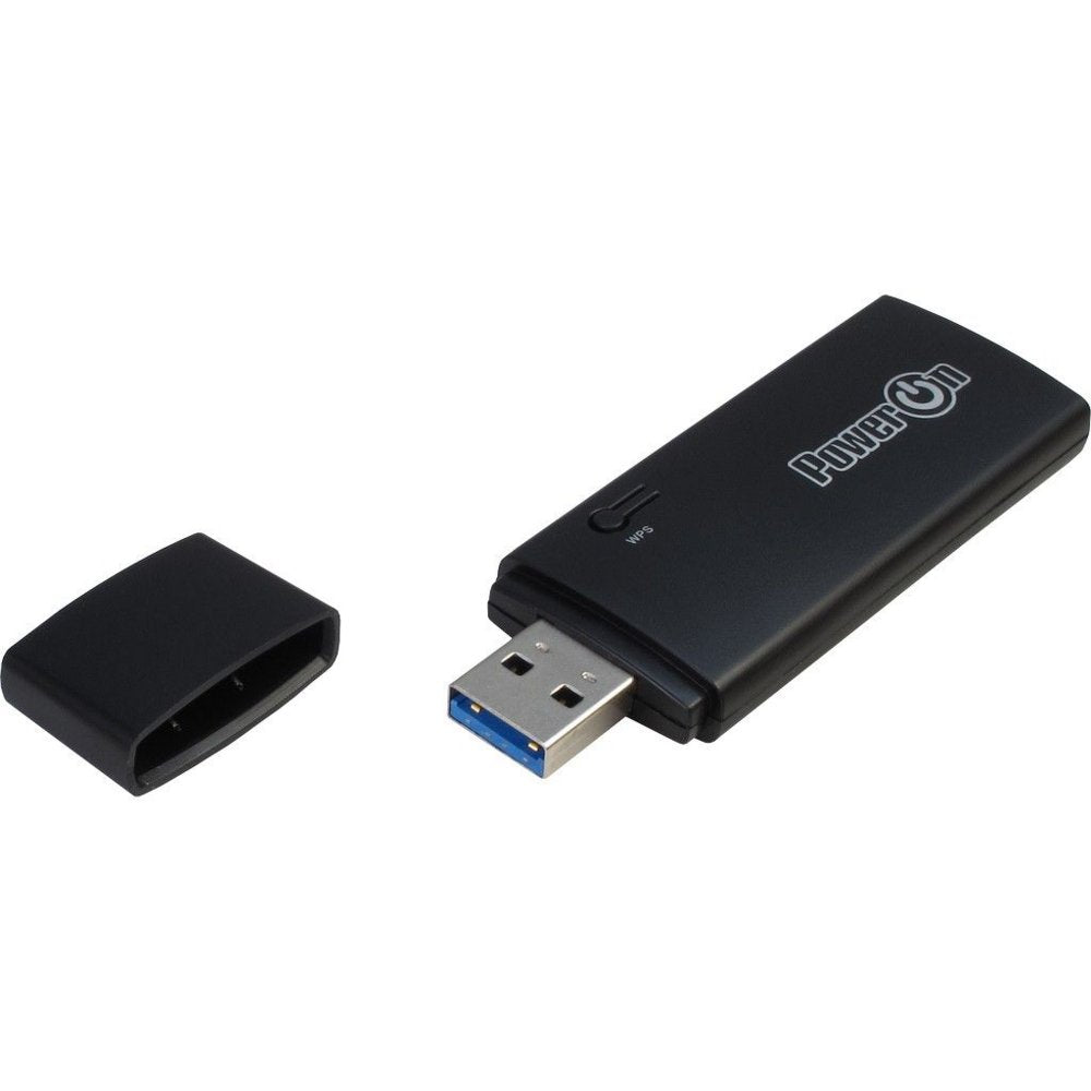Inter-Tech DMG-20 | Wi-Fi 5 USB Adapter | 867 Mbps | Dual-band (2,4 GHz / 5 GHz) | USB 3.0 | Zwart - Matmuis - Matmuis