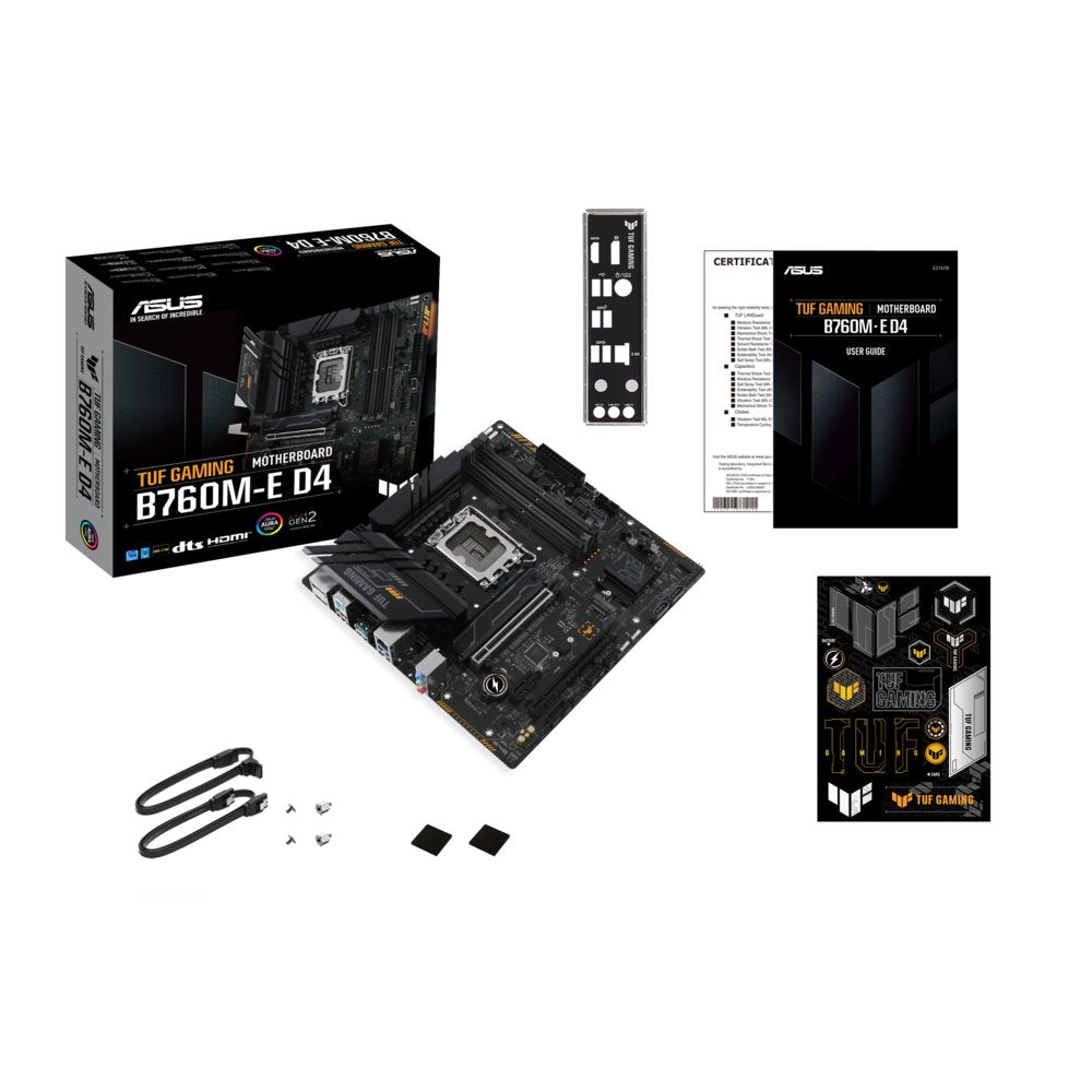 ASUS TUF GAMING B760M-E D4 | Socket LGA 1700 | Intel B760 | 4xDDR4 | Micro-ATX | Moederbord - Matmuis - Matmuis