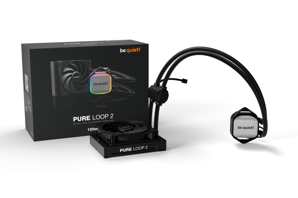 be quiet! PURE LOOP 2 120mm | All-in-One CPU Waterkoeler | Zwart - Matmuis - Matmuis