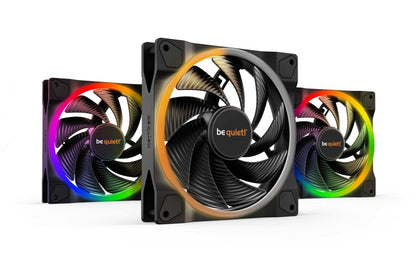 be quiet! Light Wings 140mm PWM High-Speed | 140mm Behuizingsventilator | Zwart | Triple Pack (3 stuks) - Matmuis - Matmuis