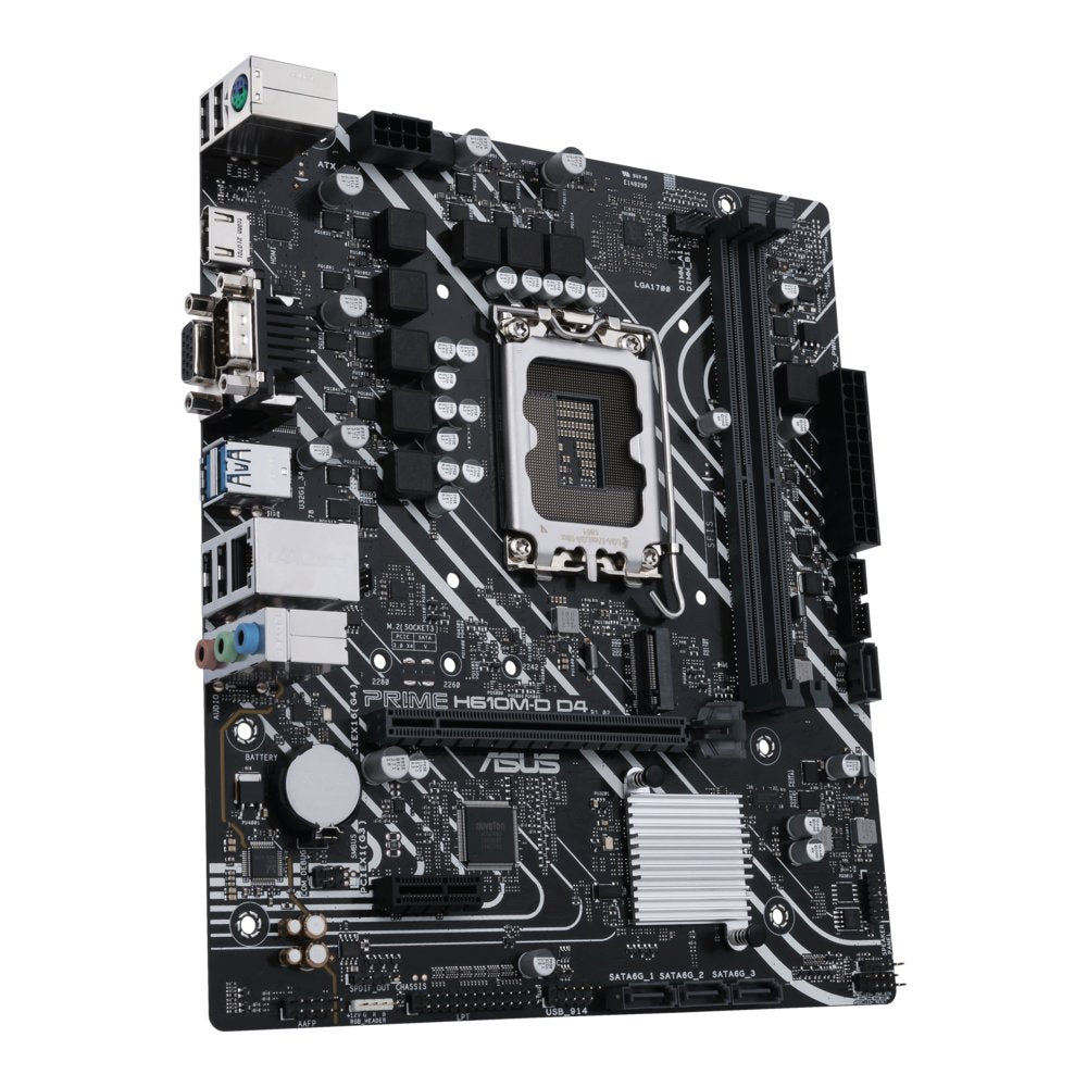 ASUS PRIME H610M-D D4 | Socket LGA 1700 | Intel H610 | 2xDDR4 | Micro-ATX | Moederbord - Matmuis - Matmuis