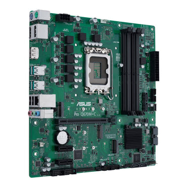 ASUS PRO Q670M-C-CSM | Socket LGA 1700 | Intel Q670 | 4xDDR5 | Micro-ATX | Moederbord - Matmuis - Matmuis