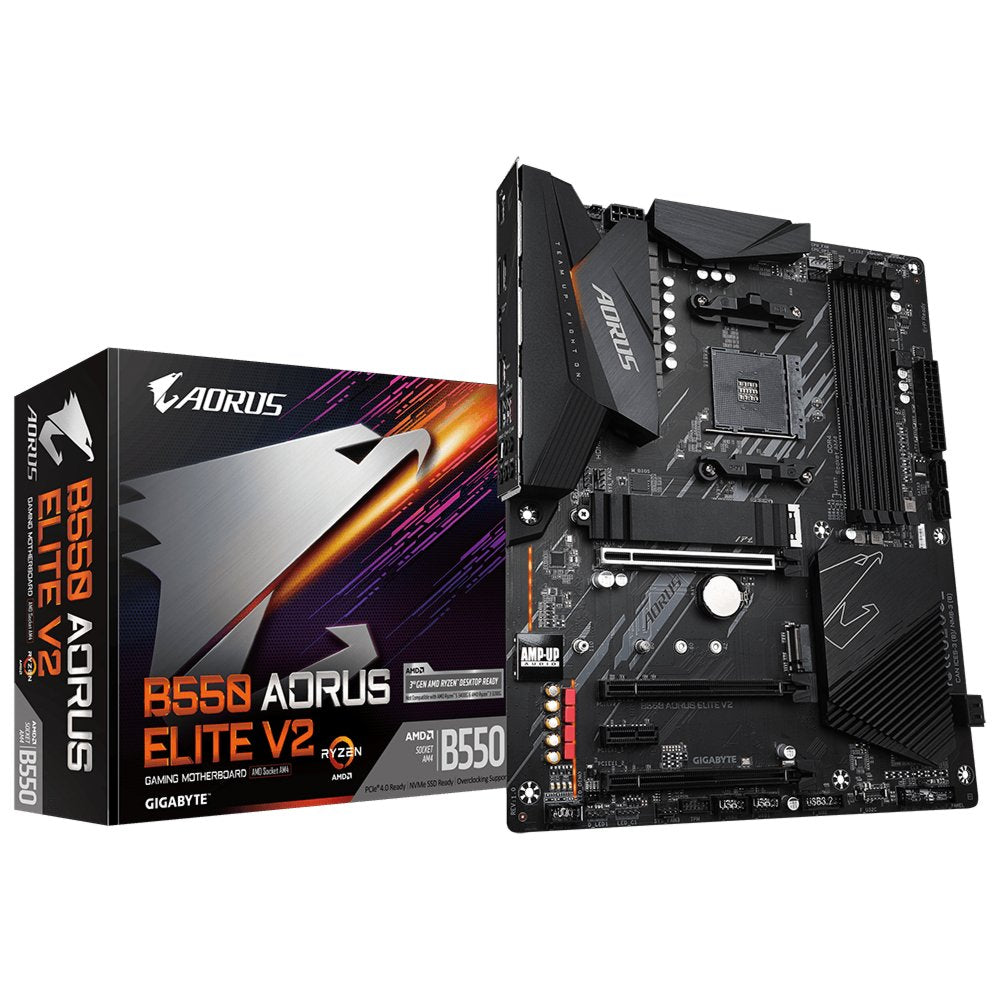Gigabyte B550 AORUS ELITE V2 | Socket AM4 | AMD B550 | 4xDDR4 | ATX | Moederbord - Matmuis - Matmuis