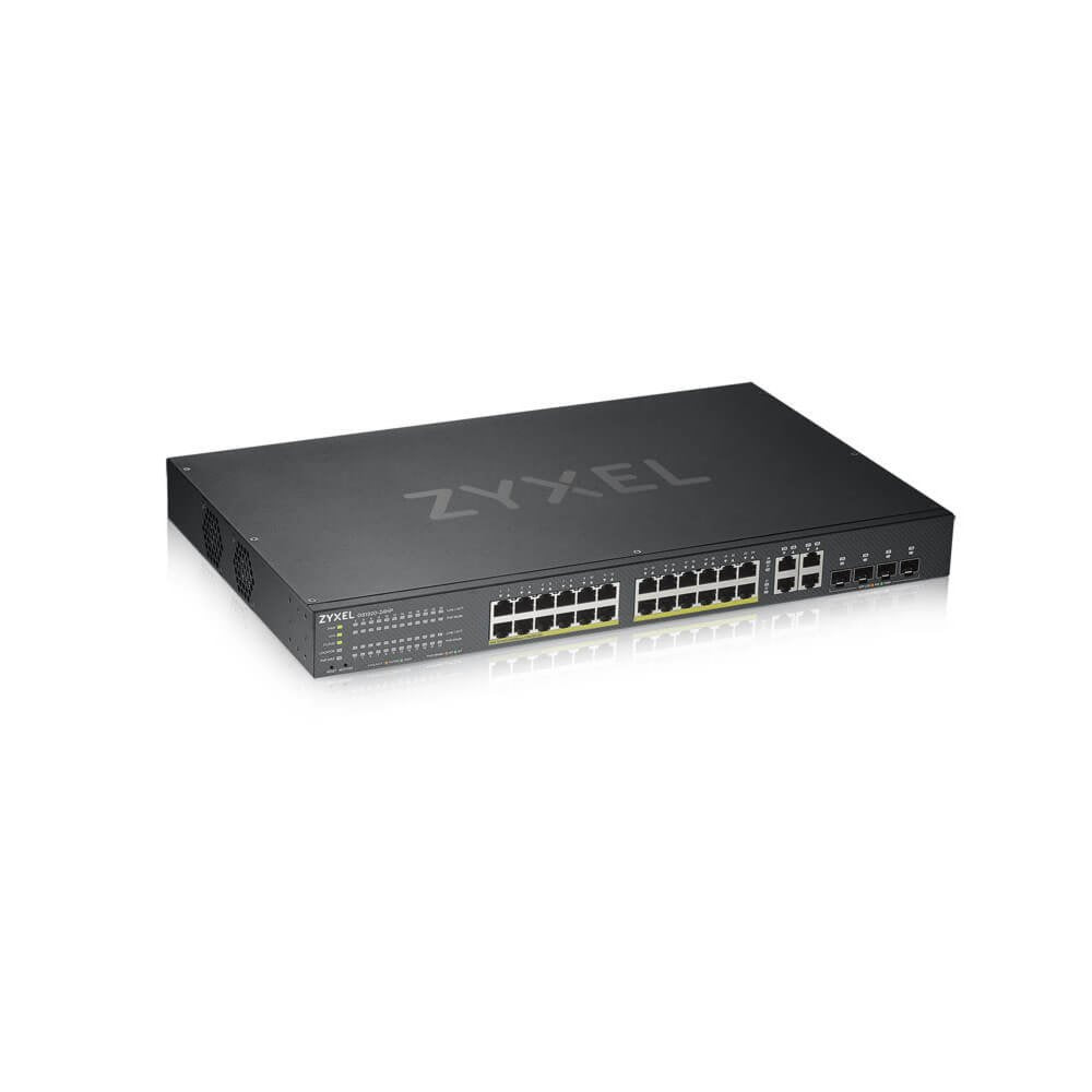 Zyxel GS1920-24HPV2 | Managed Switch | 24x Gigabit Ethernet | PoE | Zwart - Matmuis