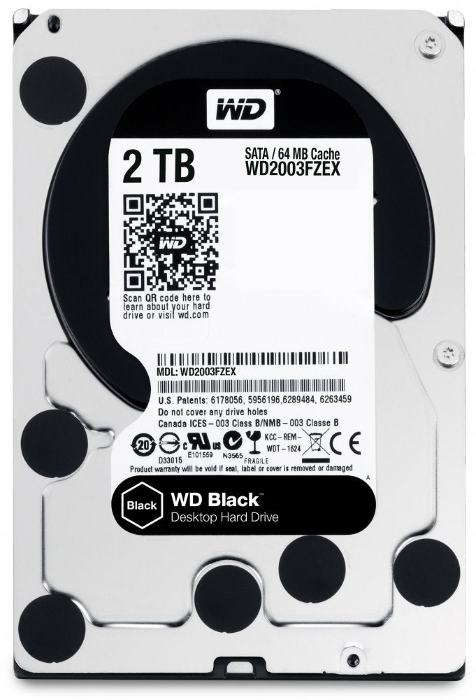 Western Digital Black Performance HDD 3.5" | 2TB SATA III | 7200RPM