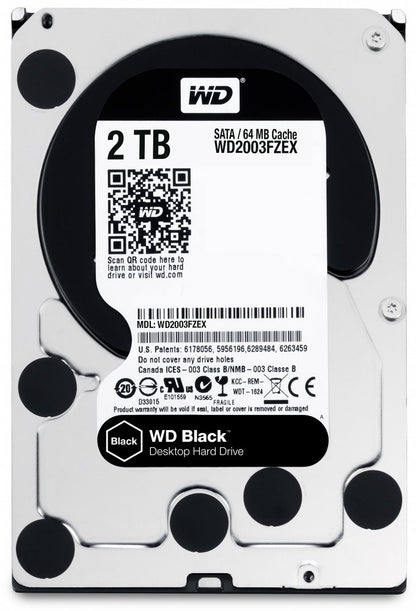 Western Digital Black Performance HDD 3.5" | 2TB SATA III | 7200RPM