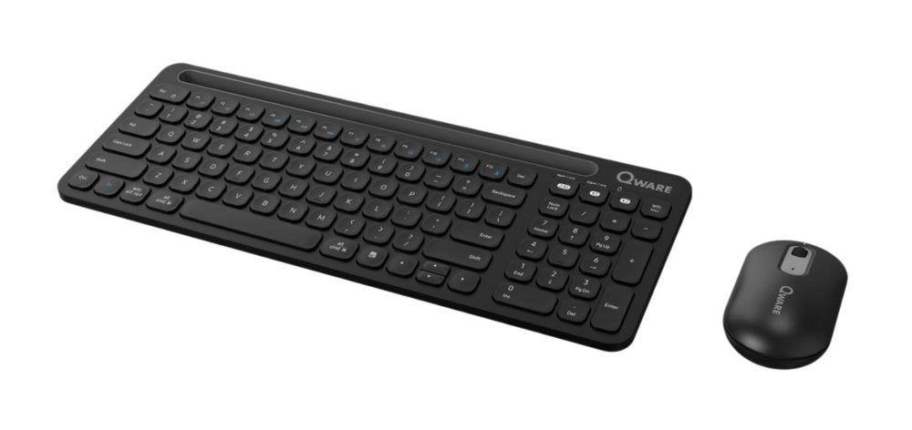QWARE Wireless Desktop Combo Florence Zwart | Returned - Matmuis
