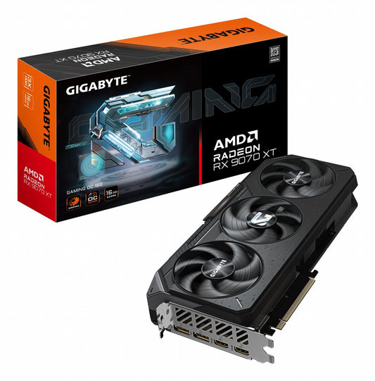 Gigabyte Radeon RX 9070 XT GAMING OC | 16GB GDDR6 VRAM | Videokaart | GPU | AMD - Matmuis - Matmuis