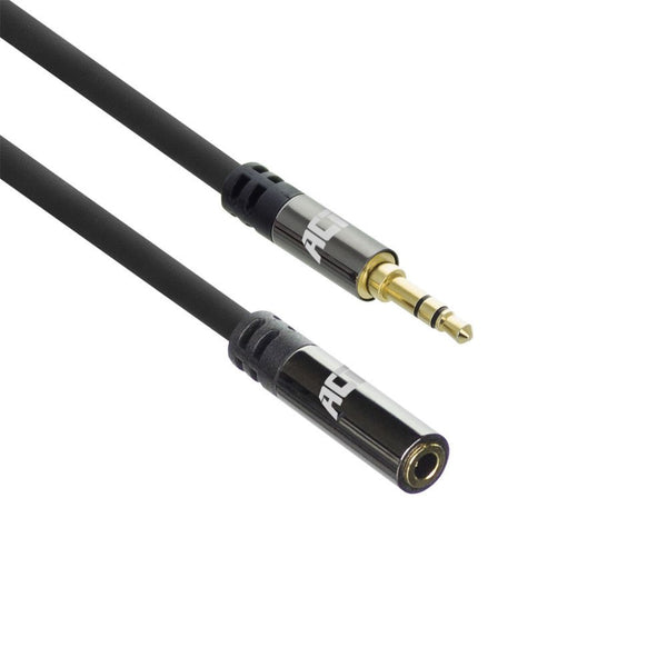 ACT AC3617 | 3.5mm Audiokabel | 5 Meter | Stereo Jack naar Jack | Zwart