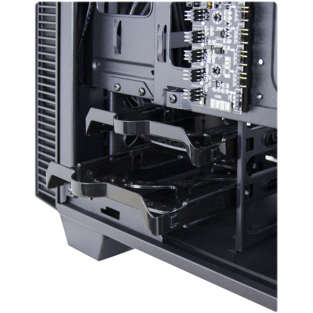 Inter-Tech X-608 Infinity | Micro Tower Behuizing | Zwart - Matmuis
