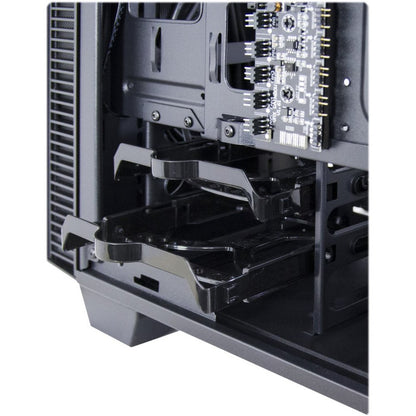 Inter-Tech X-608 Infinity | Micro Tower Behuizing | Zwart - Matmuis