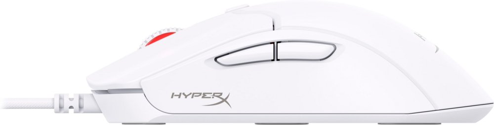 HyperX Pulsefire Haste 2 | Bedrade Gaming Muis | Rechtshandig | USB-A | 26000 DPI | Wit - Matmuis - Matmuis