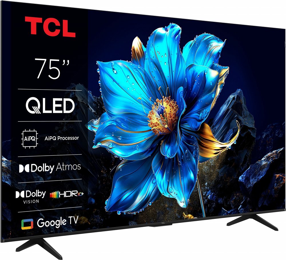TCL 75T69C | 75" 4K UHD QLED TV | Dolby Vision & HDR10+ | Google TV