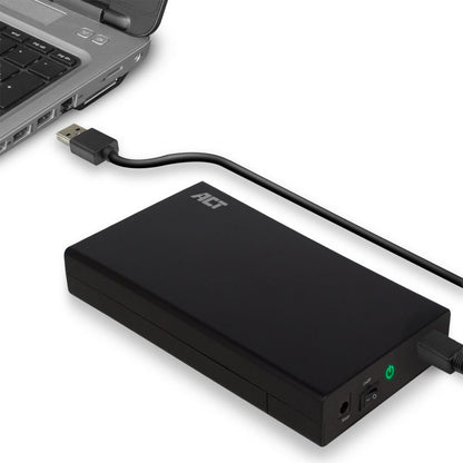 ACT AC1405 | 3,5" SATA HDD Behuizing | USB 3.2 Gen1 (5 Gbit/s) | Schroefloos Design - Matmuis - Matmuis