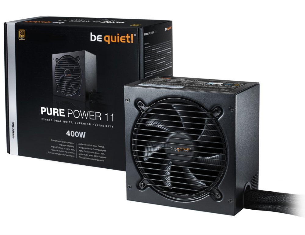 be quiet! Pure Power 11 | 400 Watt Gold ATX PSU | Power Supply | Voeding - Matmuis - Matmuis