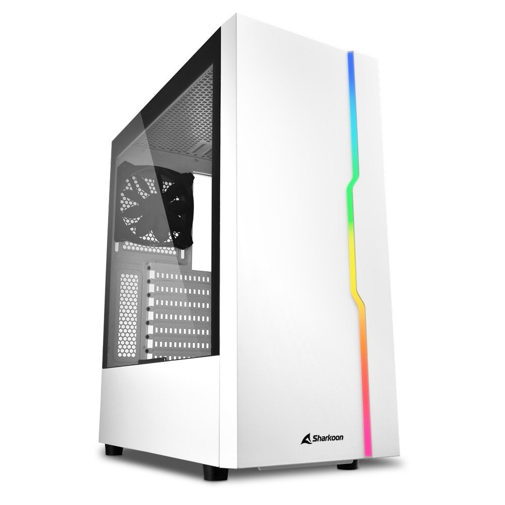 Sharkoon RGB Slider | Midi Tower Case | Wit - Matmuis