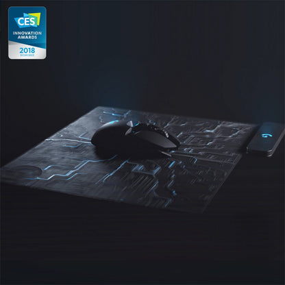 Logitech G903 Lightspeed | Ambidextrous Draadloze Gaming Muis | RF-Draadloos + USB-A | 25.600 DPI | Zwart - Matmuis - Matmuis