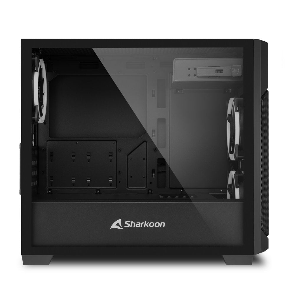 Sharkoon V1000 RGB | Micro Tower Behuizing | Zwart - Matmuis