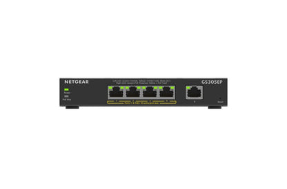 Netgear GS305EP | Managed L2 Switch | 5 Poorten | Gigabit Ethernet (10/100/1000 Mbps) | PoE - Matmuis