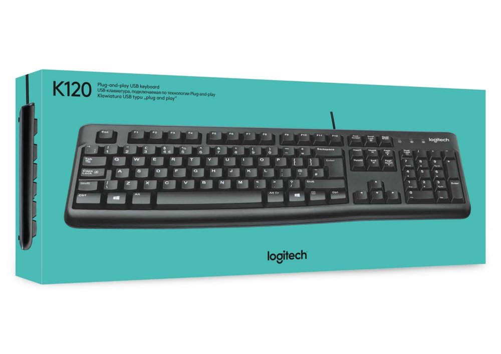 Logitech Keyboard K120 | Zakelijk Bedraad Toetsenbord | QWERTY - Matmuis - Matmuis