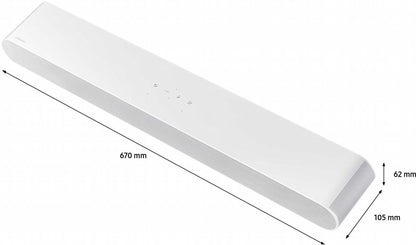 Samsung HW-S61D | 5.0-kanaals | All-in-One Soundbar | Dolby Atmos | Wit - Matmuis