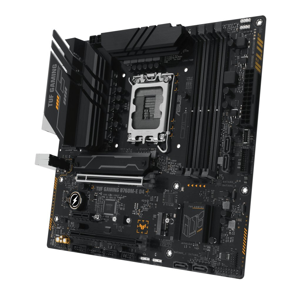 ASUS TUF GAMING B760M-E D4 | Socket LGA 1700 | Intel B760 | 4xDDR4 | Micro-ATX | Moederbord - Matmuis - Matmuis