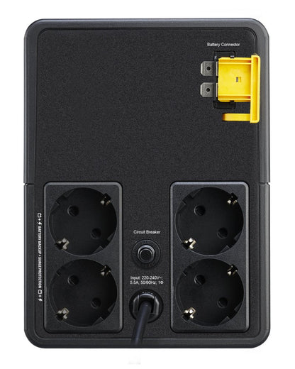 APC Easy-UPS BVX1200LI-GR | 1200 VA / 650 W | 4x Schuko Stopcontacten | AVR Spanningsregeling | LED-statusindicator | Tower UPS - Matmuis - Matmuis