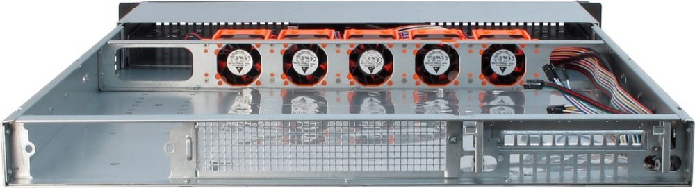 Inter-Tech IPC 1U-10265 | Server Rack Case | Zwart | ATX - Matmuis