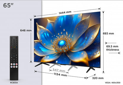 TCL 65P79K | 65" 4K Ultra HD QLED Smart TV | Google TV | Dolby Vision | 60Hz - Matmuis - Matmuis