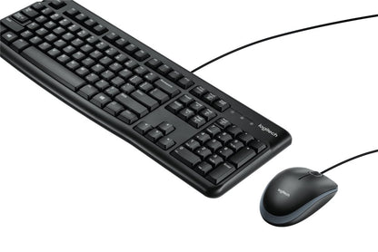 Logitech MK120 | Bedrade Muis en Toetsenbordcombo | QWERTY - Matmuis - Matmuis