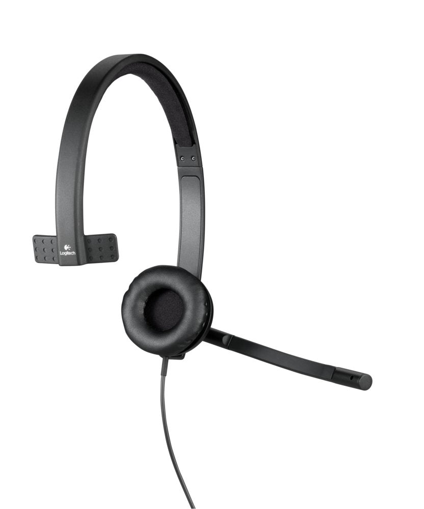 Logitech H570e | Bedrade On-ear Mono Headset | USB-A | Zwart