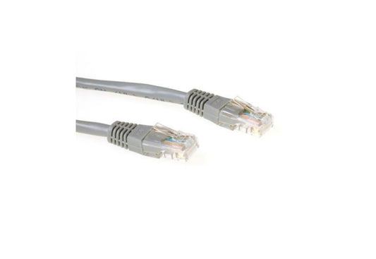 ACT netwerkkabel | Cat5e | U/UTP (UTP) | 10 m | Grijs - Matmuis - Matmuis