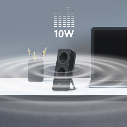Logitech Z207 | 2.0 Bluetooth Luidsprekerset | 5W RMS | Draadloze Overgang | Zwart - Matmuis - Matmuis
