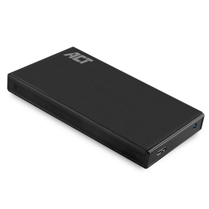 ACT AC1200 | USB 3.0 2.5" HDD/SSD Behuizing | Zwart | Opslagstations - Matmuis - Matmuis