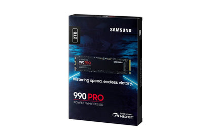 Samsung 990 PRO | 2TB NVMe SSD | M.2 Gen4 | 7.450MB/s Lezen | 6.900MB/s Schrijven - Matmuis