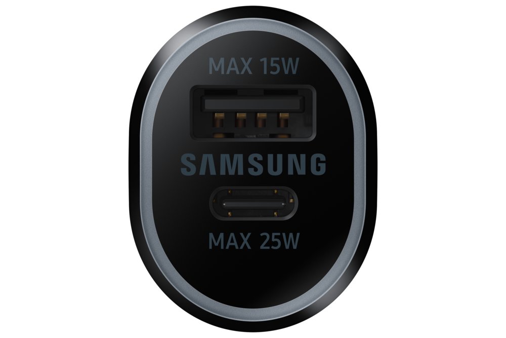 Samsung EP-L4020 | Autolader 25W USB-C & USB-A | Zwart