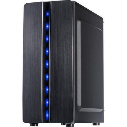 Inter-Tech Thunder Blue Light | Midi Tower Case | Zwart | RENEWED - Matmuis