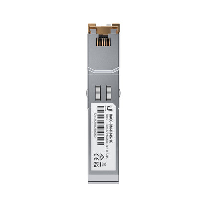 Ubiquiti UACC-CM-RJ45-1G | SFP Transceiver Module | 10/100/1000 Mbps | Koper | RJ45 | 100 m - Matmuis