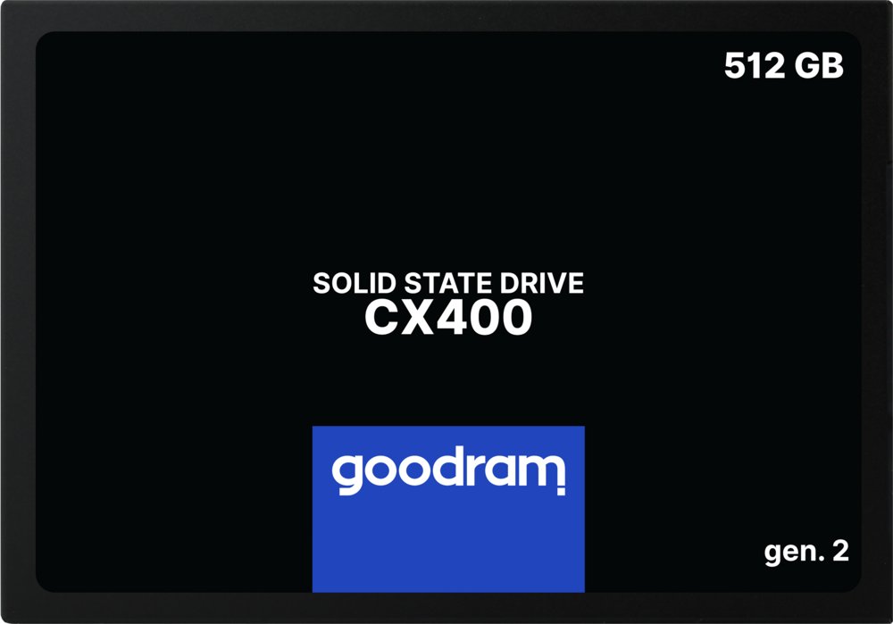 Goodram CX400 | 512GB SATA SSD | 2.5'' | 550MB/s Lezen | 500MB/s Schrijven - Matmuis