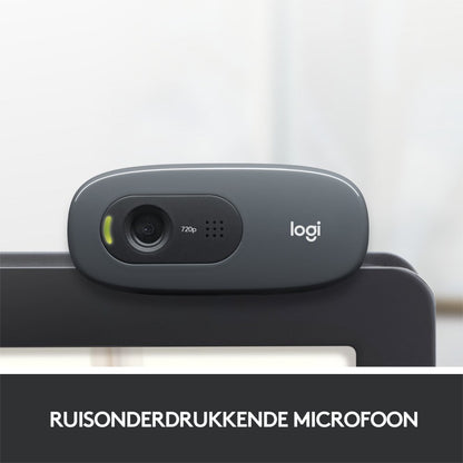 Logitech C270 | 720p 30FPS USB Webcam met Microfoon - Matmuis - Matmuis