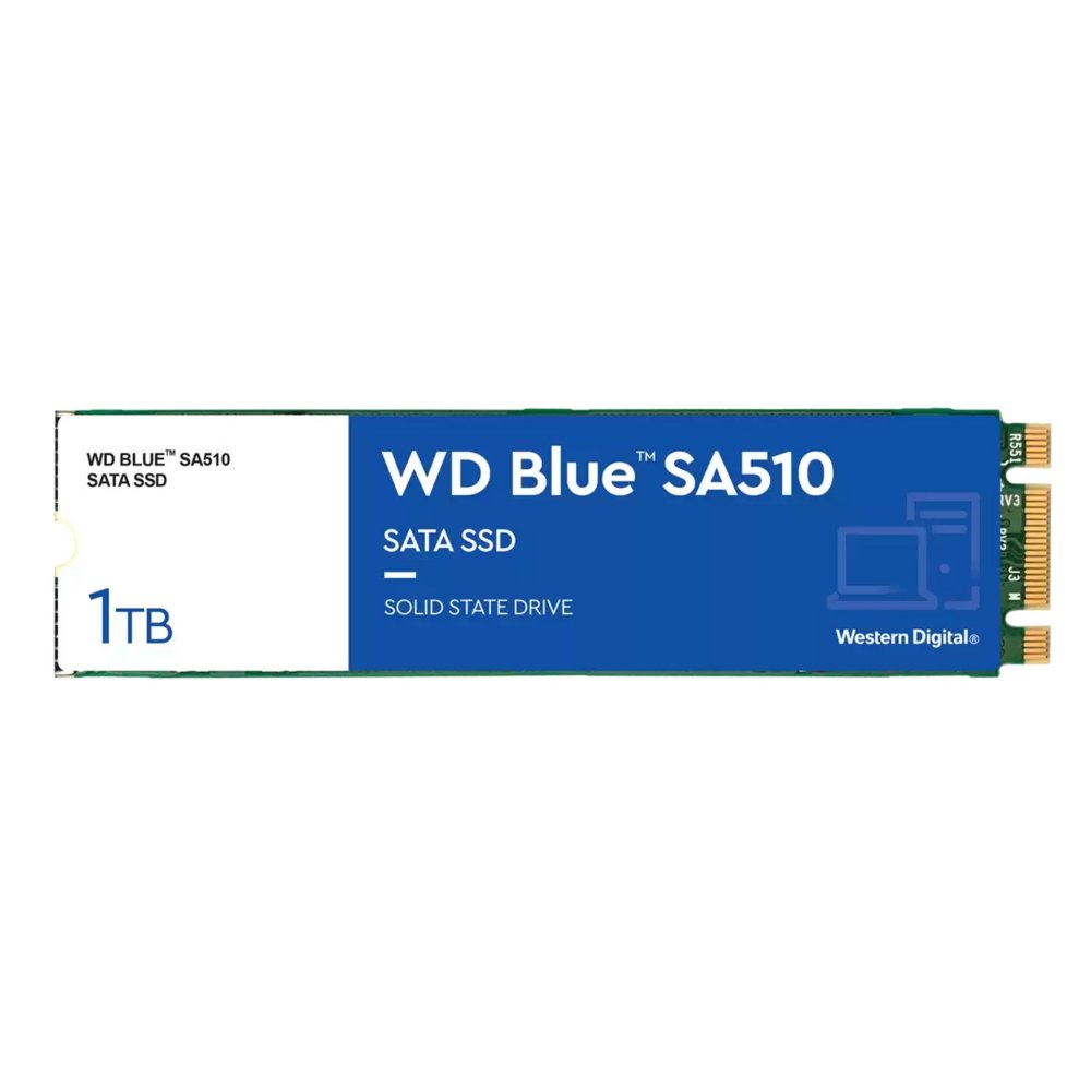 Western Digital Blue SA510 | 1TB SATA SSD | M.2 | 560MB/s Lezen | 520MB/s Schrijven - Matmuis