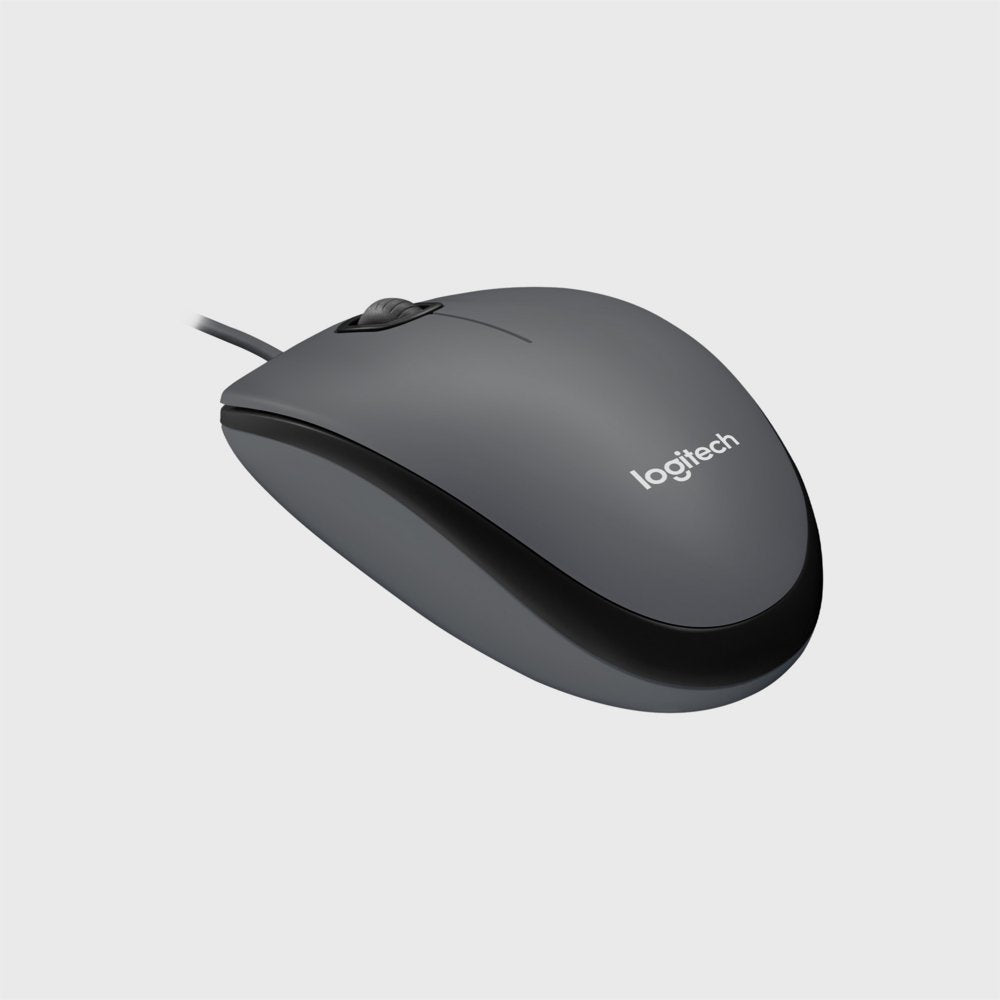 Logitech M100 | Bekabelde Muis | Links- en Rechtshandig | USB-A | 1000 DPI | Zwart - Matmuis - Matmuis
