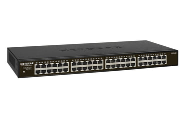 NETGEAR GS348 Unmanaged Gigabit Ethernet Switch | 48 Poorten | 1U Rackmount - Matmuis