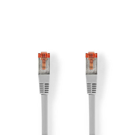 Nedis netwerkkabel | Cat6 | S/FTP (S-STP) | 5 m | Grijs | CCGB85221GY50 - Matmuis - Matmuis